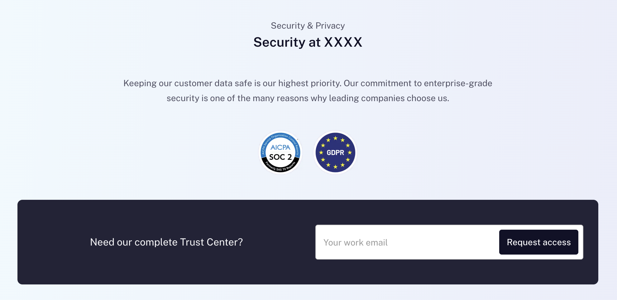 security page
